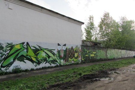 Стены граффити в Ярославле