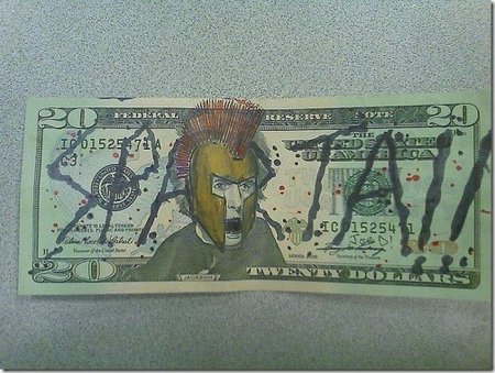 Разрисованные деньги