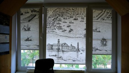 Ролл шторы с рисунком