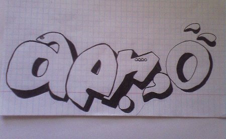 Надписи карандашом на бумаге