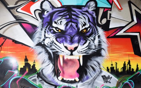 Животные в стиле граффити