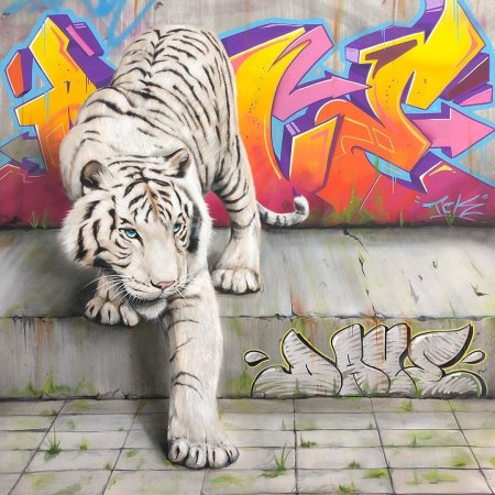 Красивые граффити животных