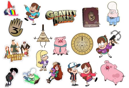 Гравити Фолз главные герои рисунки