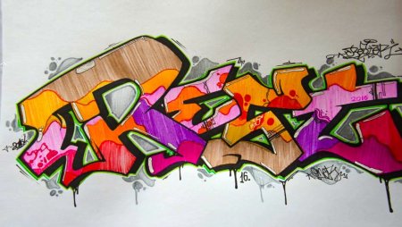 Скетчи стрит граффити