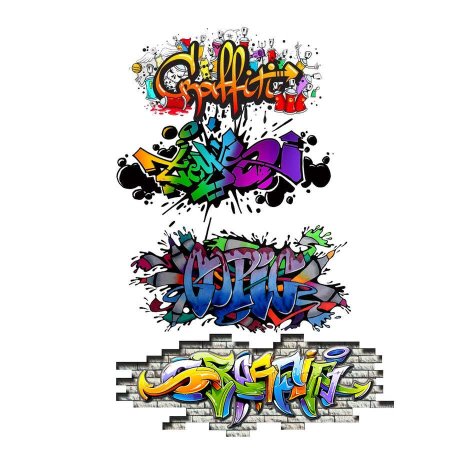 Надписи в стиле граффити