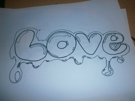 Надписи карандашом для срисовки