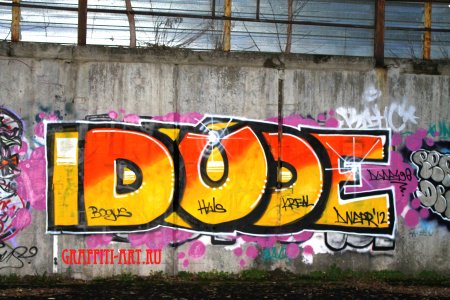 Надписи на стенах граффити