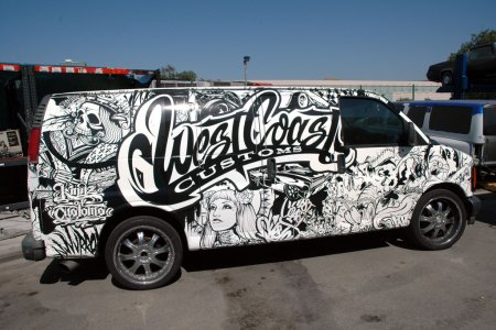 Машина Разрисованная маркером