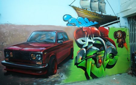 Граффити на авто