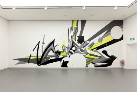 Абстрактная роспись стен