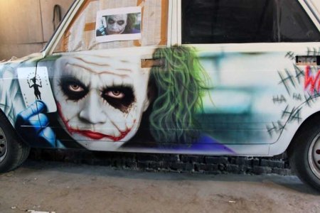 Аэрография на ВАЗ 2107