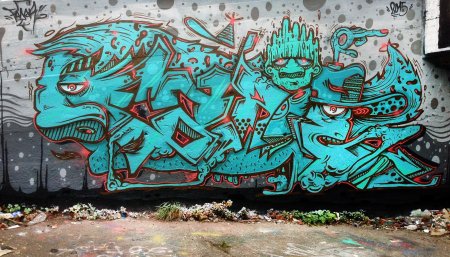 Обои в стиле граффити