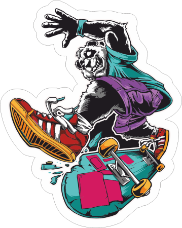 Крутые Стикеры для скейта