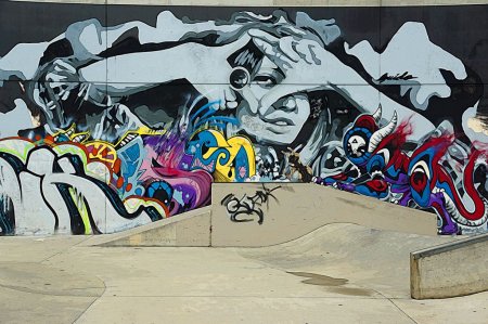 Скейт парк арт