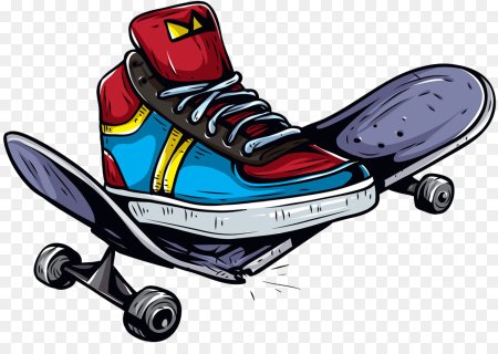 Нарисовать скейт