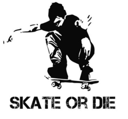 Трафарет для скейта