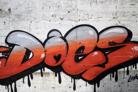 Красное граффити