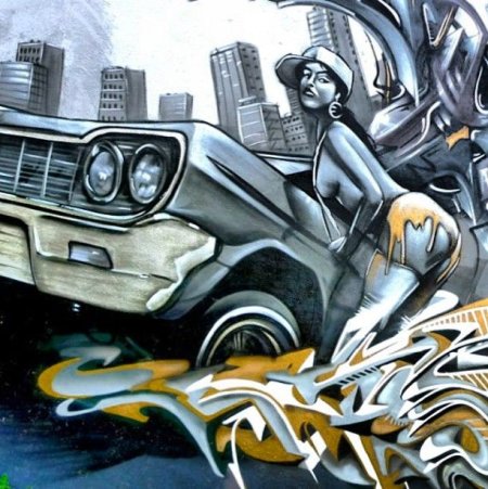 Автомобили в стиле граффити