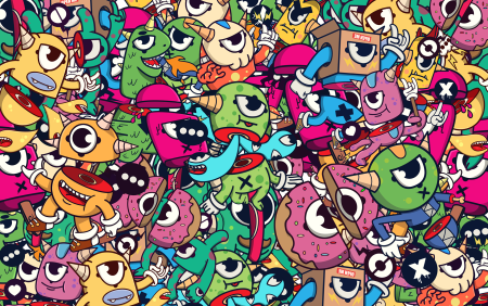Граффити монстрики
