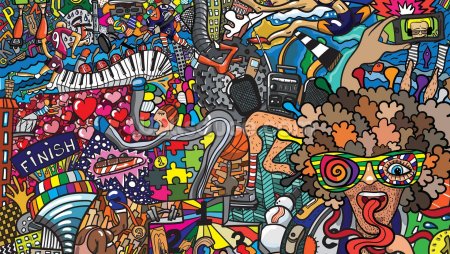 Обои граффити