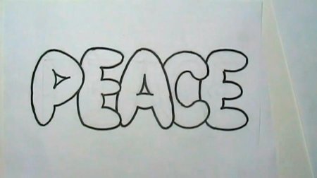 Легкие рисунки карандашом граффити