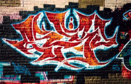 Плитка с рисунком граффити