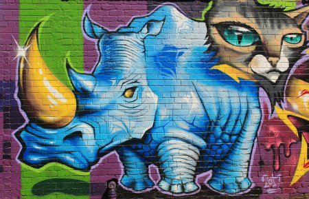 Граффити цветные