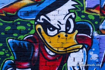 Street Art Дональд дак