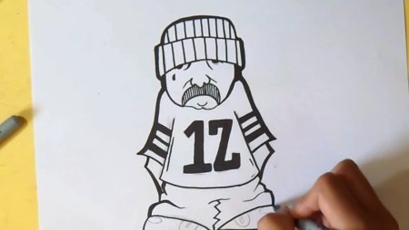 Граффити карандашом