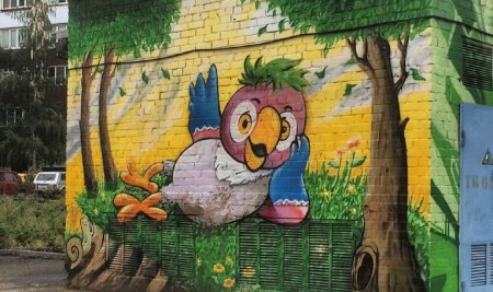 Разрисовать стену на даче