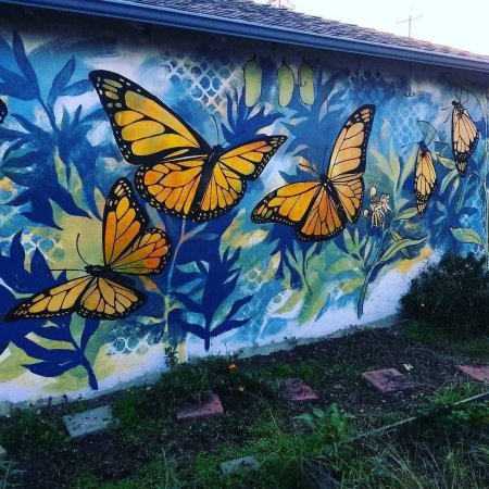 Разрисованный забор