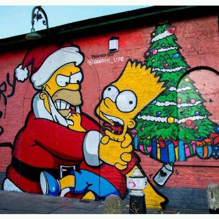 Граффити новый год