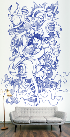 Наброски на стену