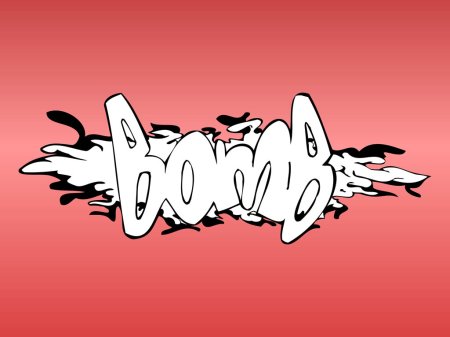 Красивое граффити бум