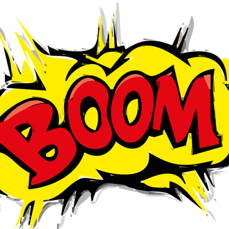 Наклейка бум