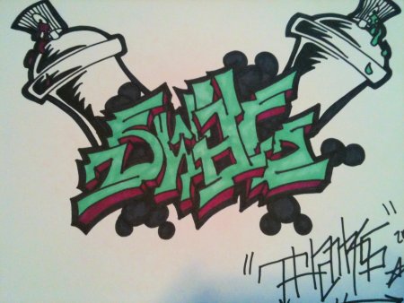 Теги граффити