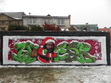 Новогодние граффити
