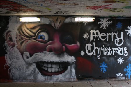 Новогодние граффити