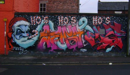 Елка граффити