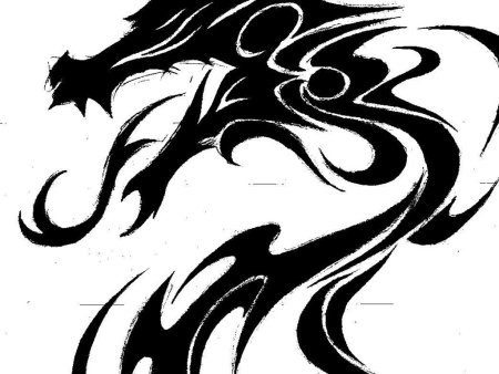 Граффити дракон