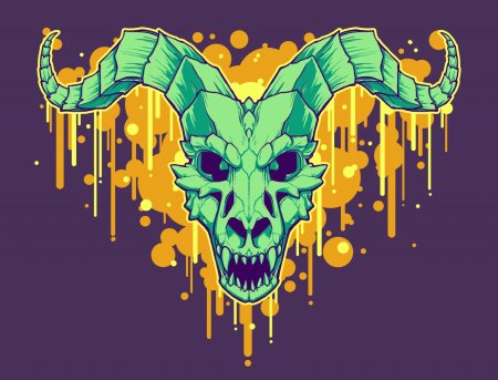 Дракон для срисовки тату