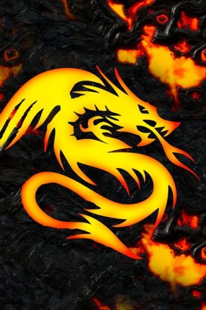 Граффити дракон