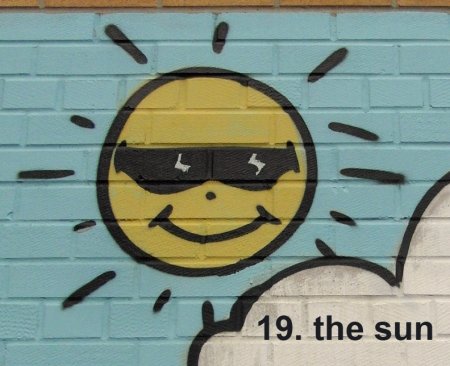 Граффити солнышко