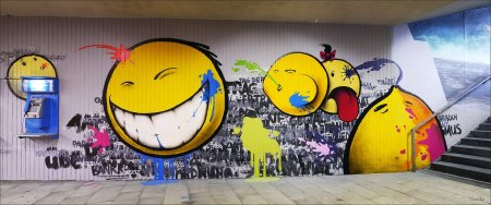 Граффити солнышко