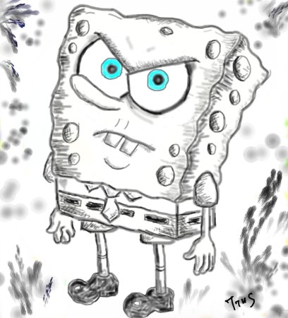 Граффити Спанч Боб
