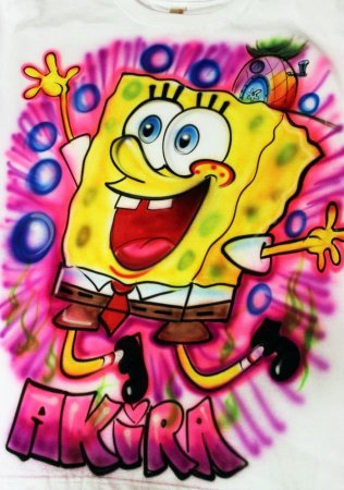 Граффити губка Боб