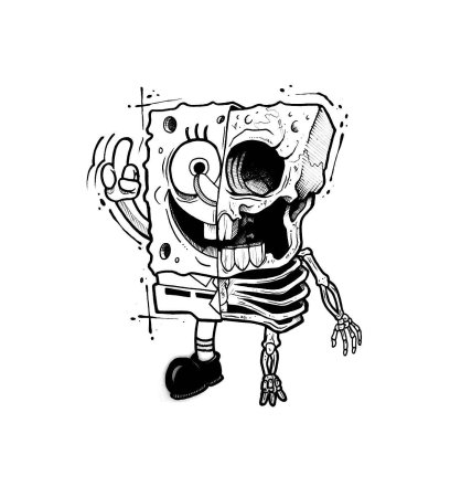 Граффити Спанч Боб