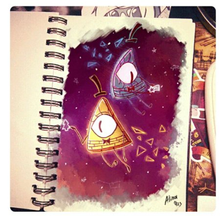 Sketchbook Гравити Фолз