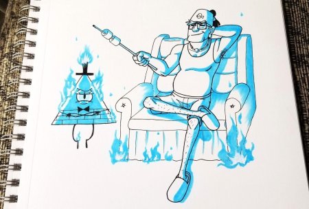 Скетчбук. Гравити Фолз