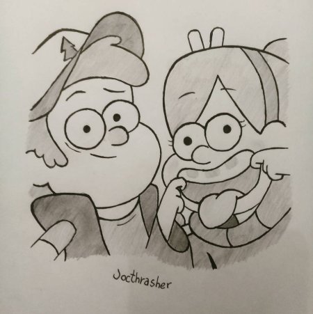 Рисунки Гравити Фолз Диппер и Мейбл